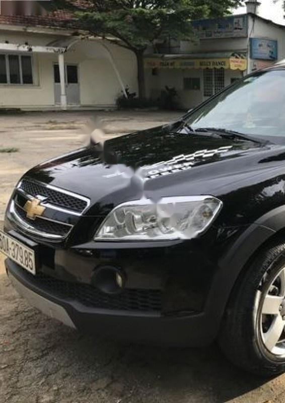 Chevrolet Captiva LTZ 2.4 AT 2008 - Cần bán xe Chevrolet Captiva LTZ 2.4 AT 2008, màu đen  