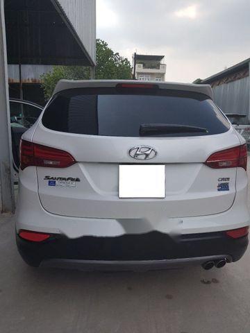 Hyundai Santa Fe 4WD, 2.2AT 2015 - Cần bán xe Hyundai Santa Fe 4WD, 2.2AT đời 2015, màu trắng