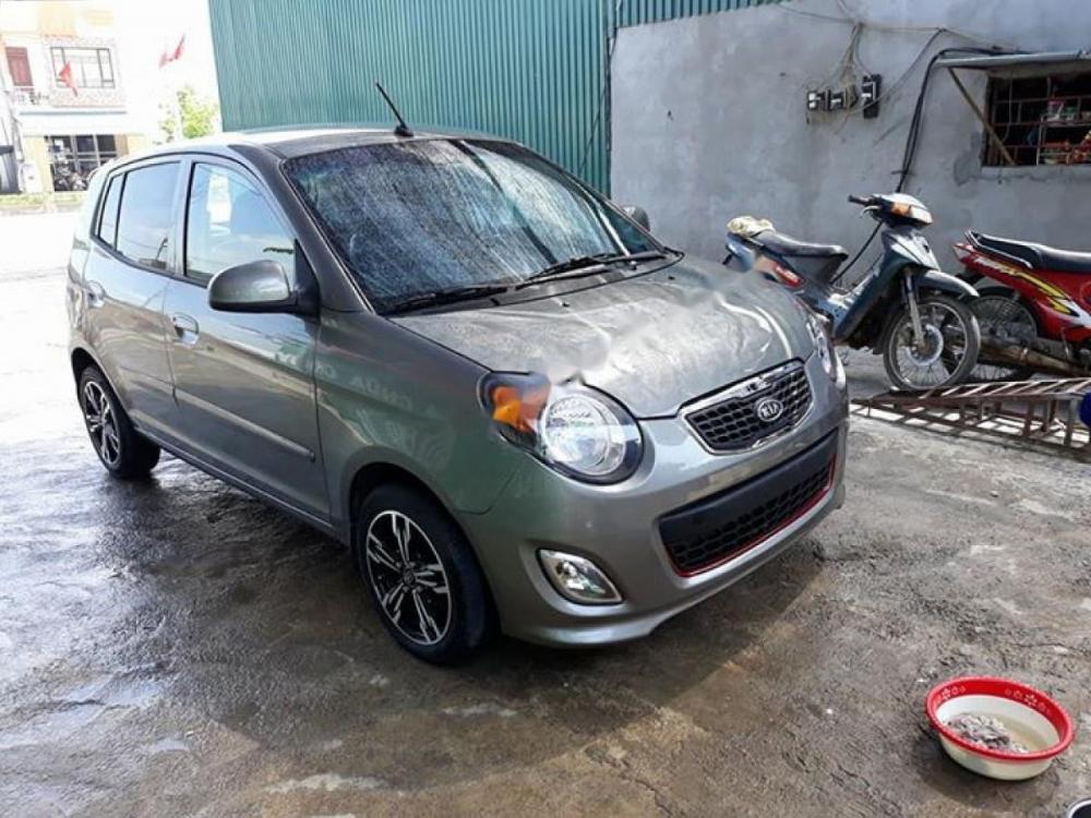 Kia Morning 2011 - Bán ô tô Kia Morning năm sản xuất 2011, màu xám chính chủ, 182tr