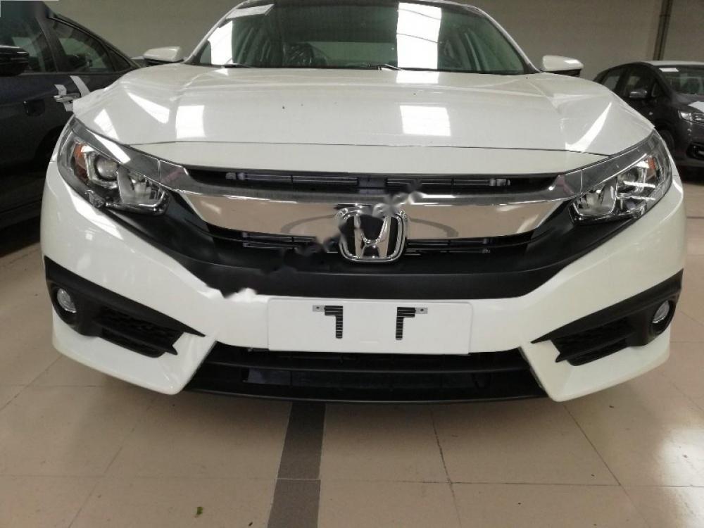 Honda Civic 1.8 E 2018 - Bán xe Honda Civic 1.8 E sản xuất năm 2018, màu trắng, nhập khẩu nguyên chiếc, 763tr