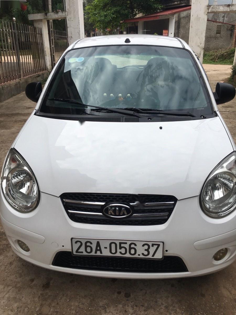 Kia Morning LX 1.1 MT 2010 - Bán Kia Morning LX 1.1 MT đời 2010, màu trắng, giá tốt