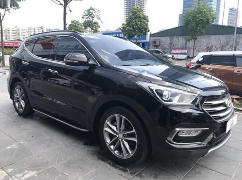 Hyundai Santa Fe 2.2L 4WD 2016 - Cần bán xe Hyundai Santa Fe 2.2L 4WD năm 2016, màu đen