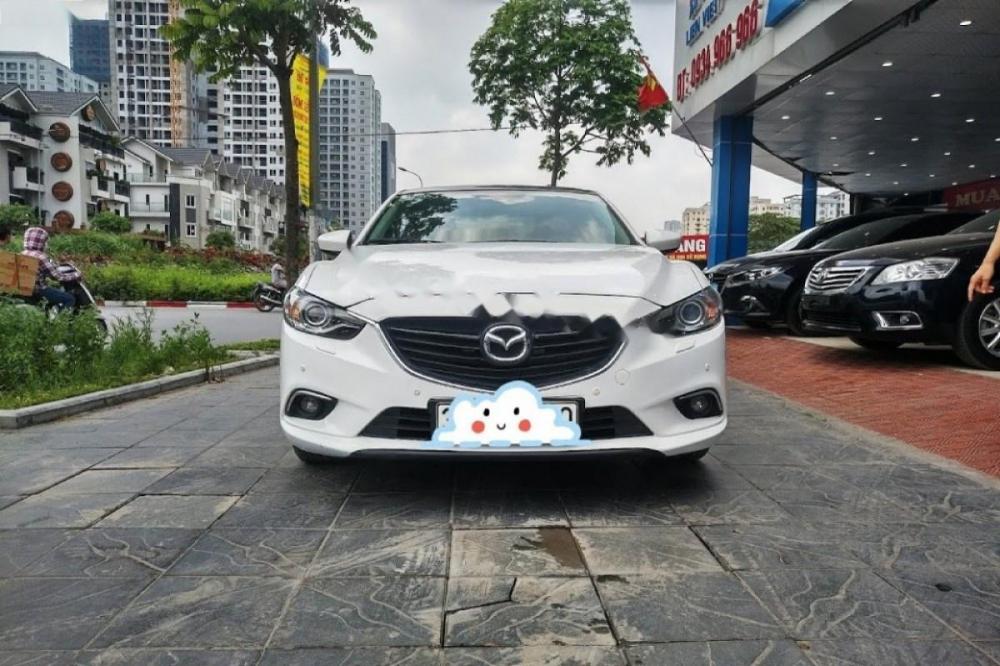 Mazda 6 2.5 AT 2015 - Bán Mazda 6 2.5 AT đời 2015, màu trắng, 735 triệu