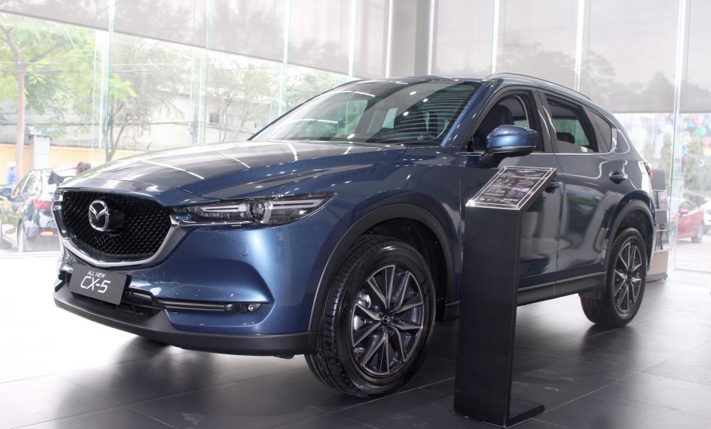 Mazda CX 5 2.5 AT AWD 2018 - Cần bán xe Mazda CX 5 2.5 AT AWD sản xuất năm 2018, màu xanh đen