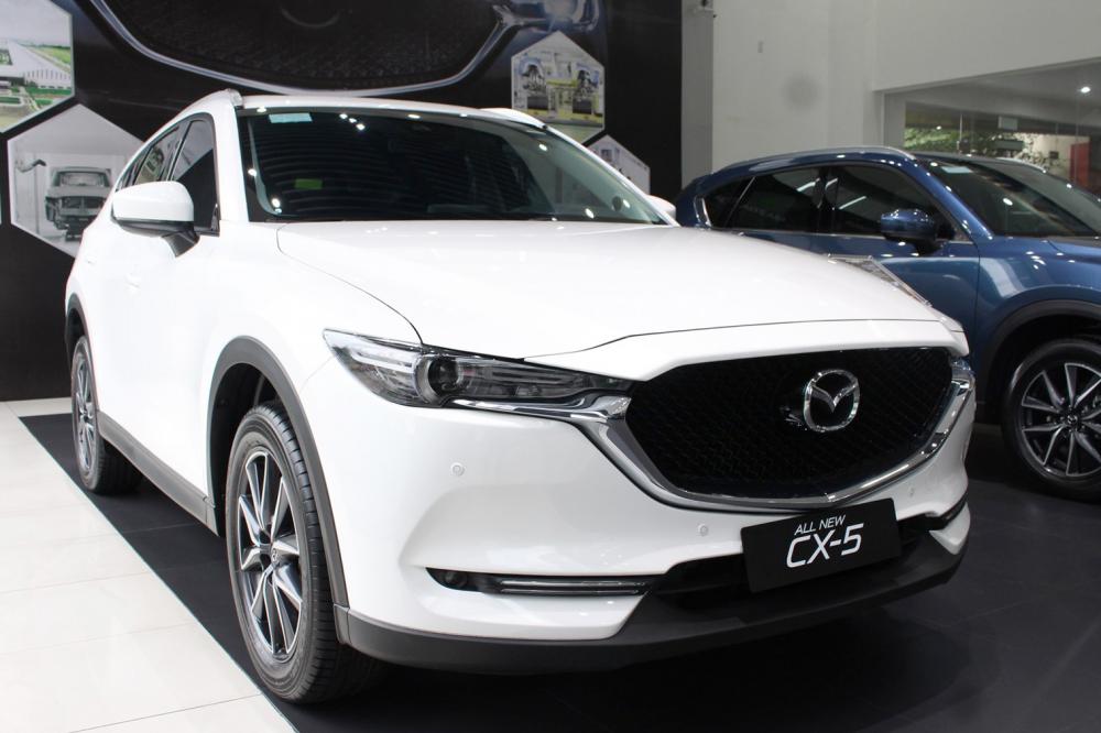 Mazda CX 5 2018 - Bán Mazda CX 5 2.5AT 2WD đời 2018, màu trắng, giá chỉ 999 triệu