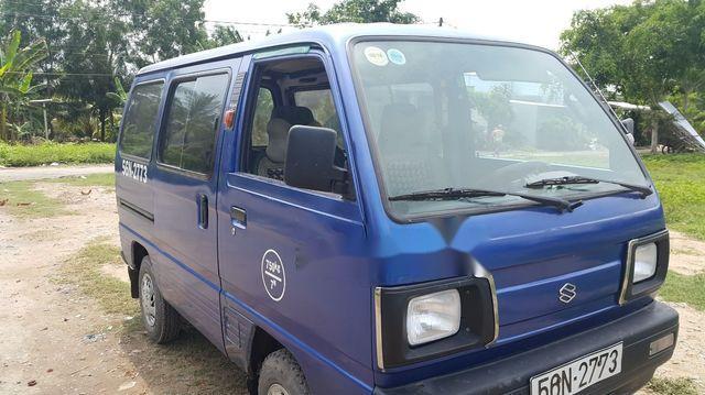 Suzuki Super Carry Van 2001 - Bán xe Suzuki Super Carry Van năm 2001, màu xanh  