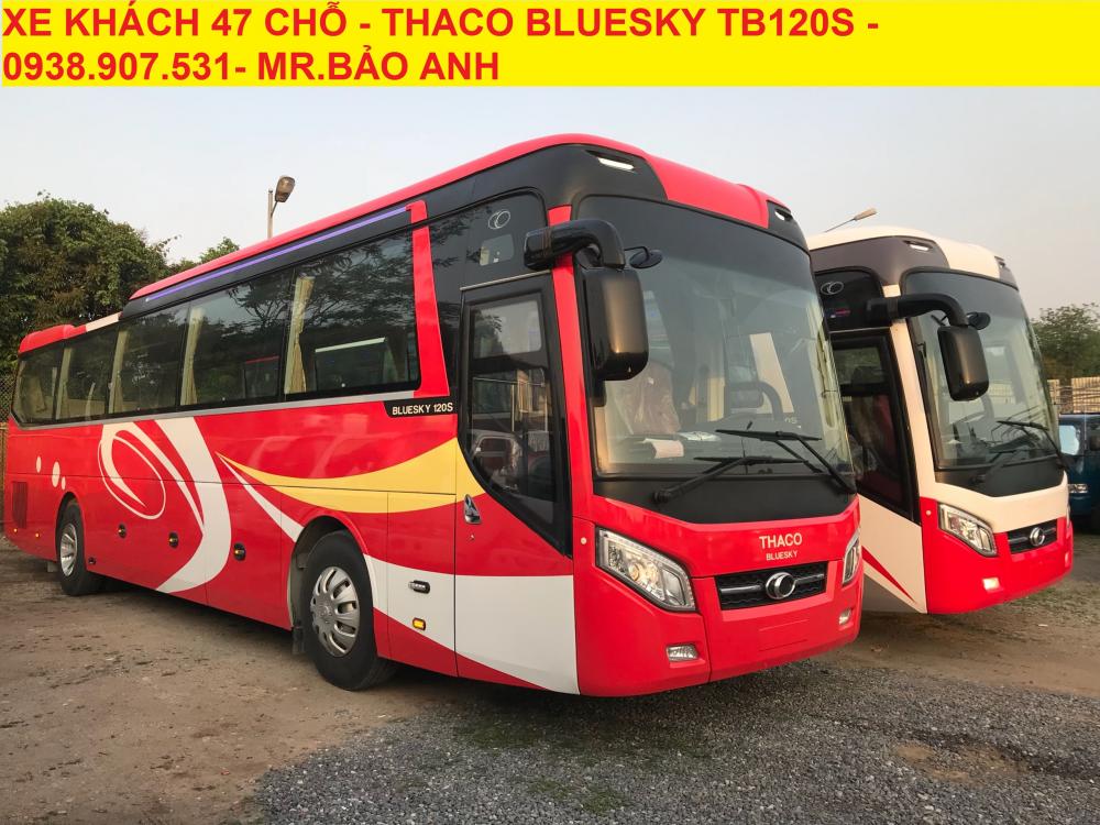 Thaco 2018 - Bán xe khách 47 chỗ Thaco TB120S, giá mua bán xe khách 47 chỗ