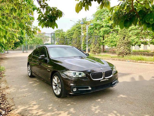 BMW 5 Series  520i 2014 - Cần bán lại xe BMW 5 Series 520i đời 2014, màu đen, giá tốt