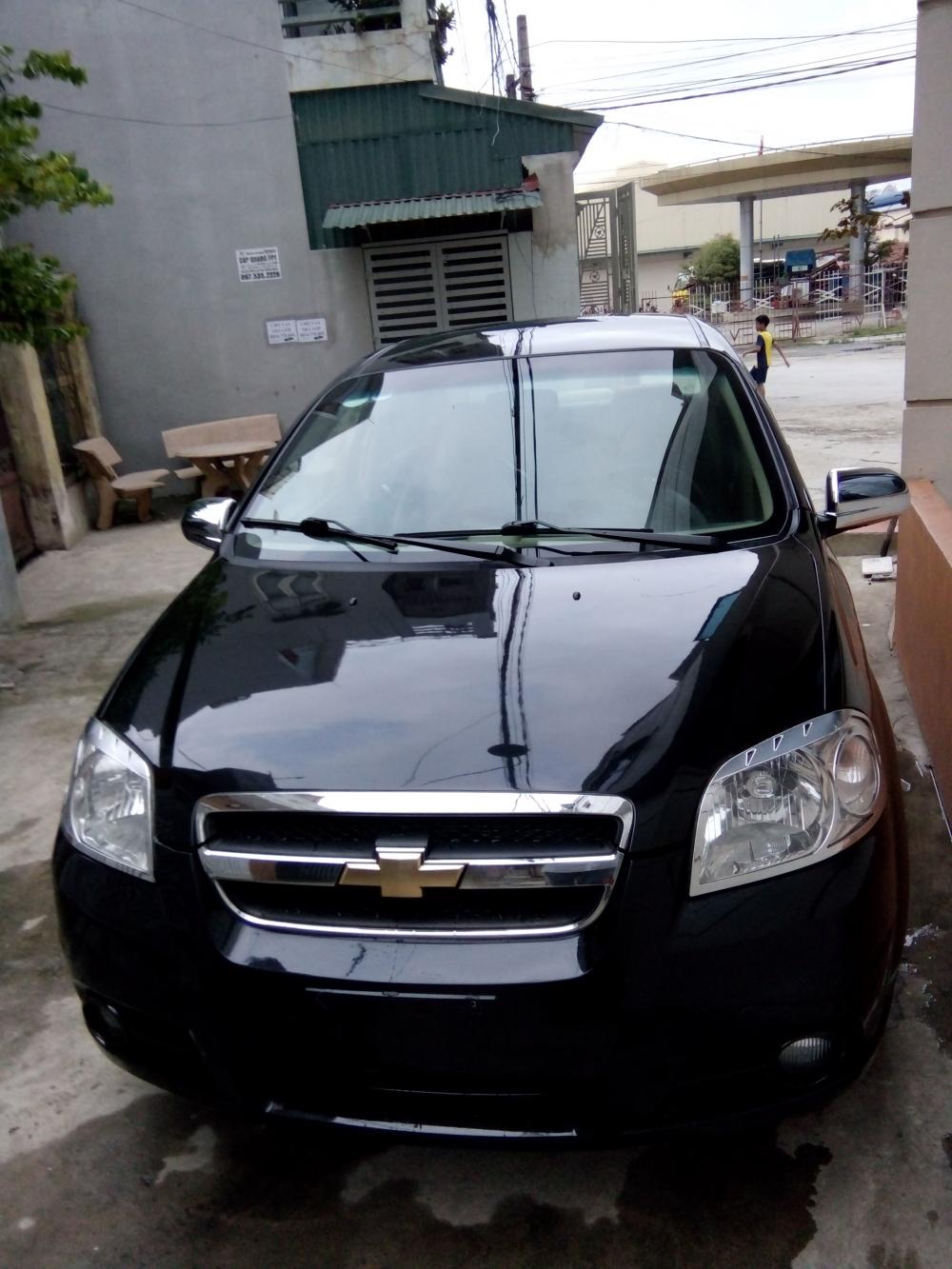 Chevrolet Aveo LX 2014 - Bán xe Chevrolet Aveo 2014 màu đen tại Thanh Hóa