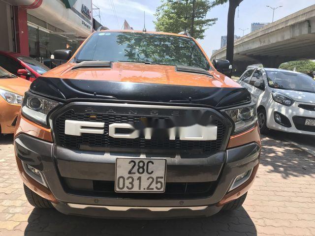 Ford Ranger 2016 - Bán xe Ford Ranger Wildtrak 3.2 năm 2016, màu cam