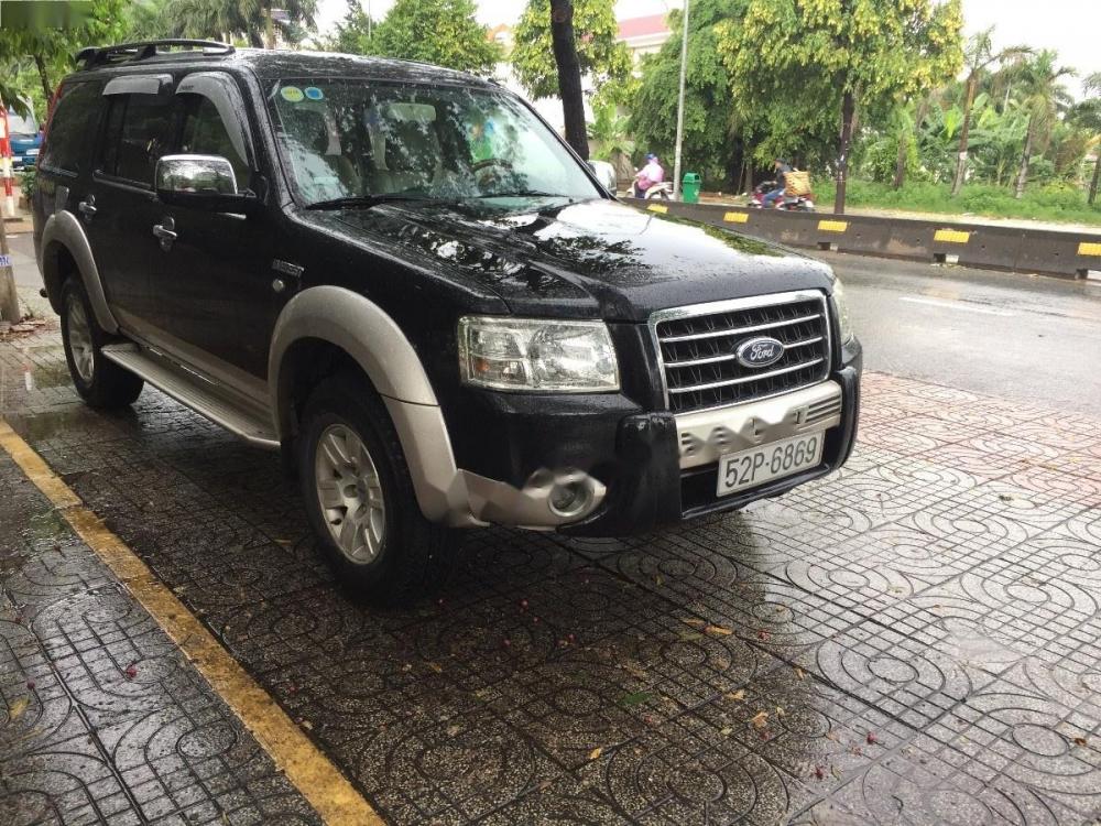 Ford Everest 2008 - Bán Ford Everest đời 2008, màu đen, giá 395tr