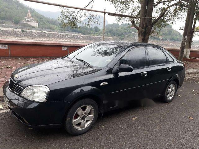 Daewoo Lacetti 2004 - Bán Daewoo Lacetti đời 2004, màu đen, giá tốt