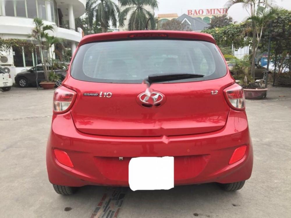 Hyundai Grand i10 1.2 AT   2015 - Cần bán Hyundai Grand i10 1.2 AT năm 2015, màu đỏ, nhập khẩu, giá chỉ 388 triệu