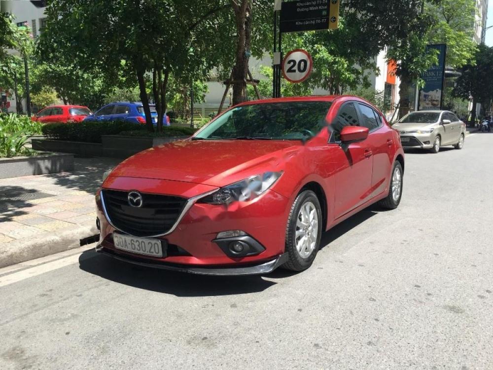 Mazda 3 1.5 AT 2015 - Bán Mazda 3 1.5 AT 2015, màu đỏ xe gia đình, giá tốt