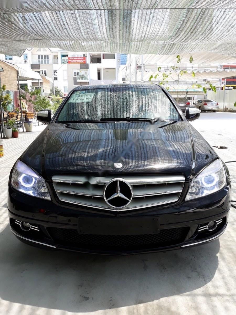 Mercedes-Benz C class C200 Avantgarde 2008 - Cần bán xe Mercedes C200 Avantgarde năm sản xuất 2008, màu đen, giá 445tr