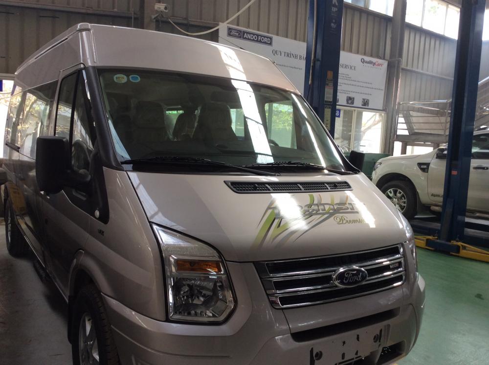 Ford Transit SVP  2018 - Bắc Giang Ford: Bán Ford SVP (bản trung) kính liền năm 2018, giá 815tr