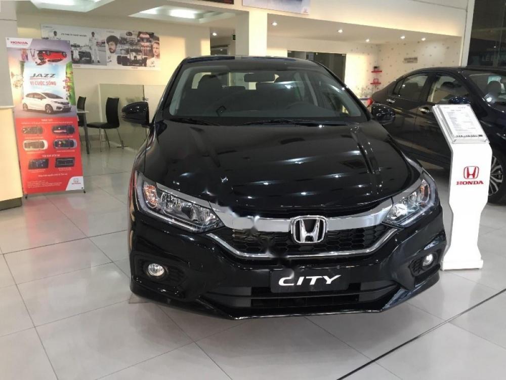 Honda City 1.5TOP 2018 - Bán ô tô Honda City 1.5 sản xuất 2018, màu đen, giá chỉ 599 triệu