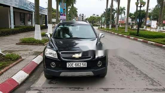 Chevrolet Captiva   2008 - Bán Chevrolet Captiva đời 2008, màu đen chính chủ giá cạnh tranh