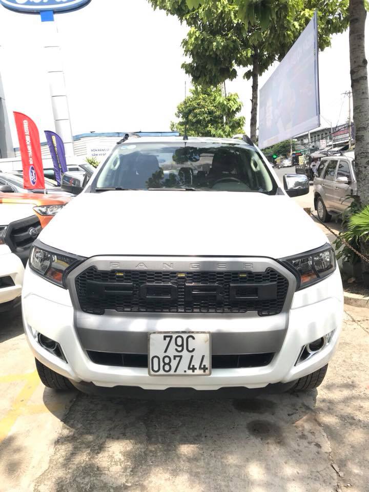 Ford Ranger 2016 - Cần bán Ford Ranger XLS MT 1 cầu đời 2016, màu trắng, giá thương lượng, hỗ trợ ngân hàng Hotline: 090.12678.55