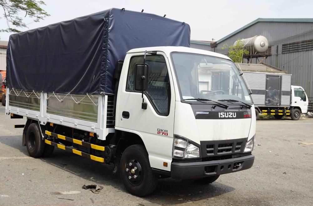 Isuzu QKR  77HE4 2018 - Bán xe tải Isuzu 1T9 thùng bạt, xe có sẵn giao ngay - Hỗ trợ vay trả góp 90%