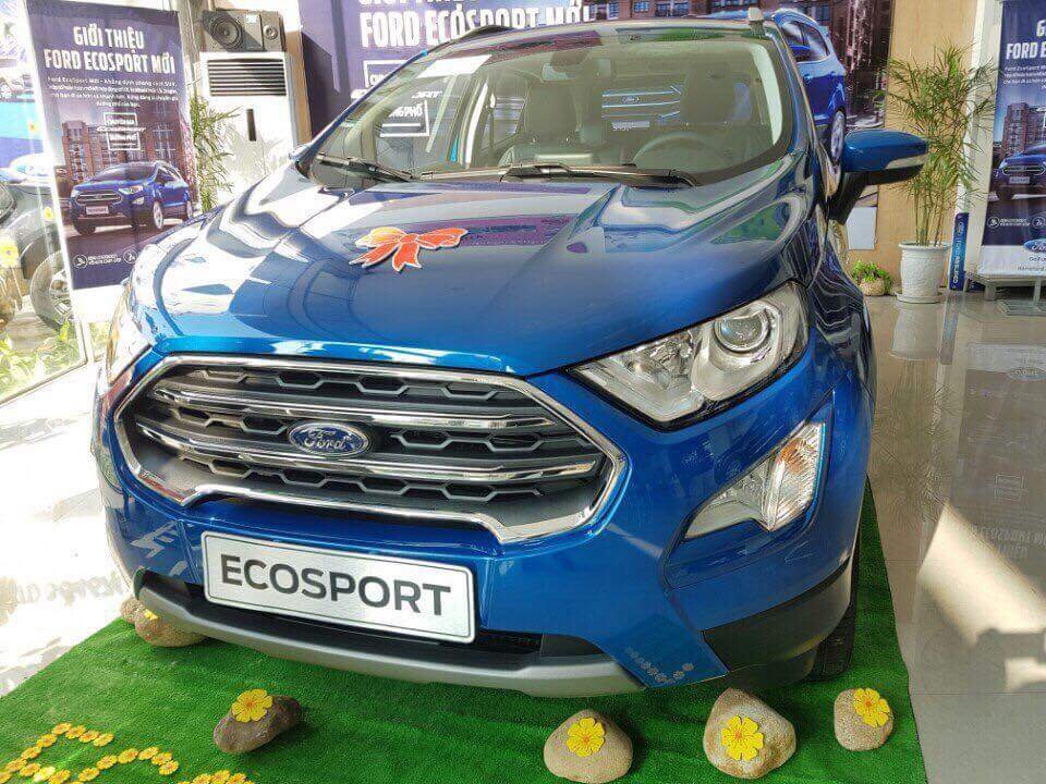 Ford EcoSport 1.5 titanium  2018 - Bán xe Ford EcoSport 1.5 Titanium năm sản xuất 2018, màu xanh lam, giá 648tr