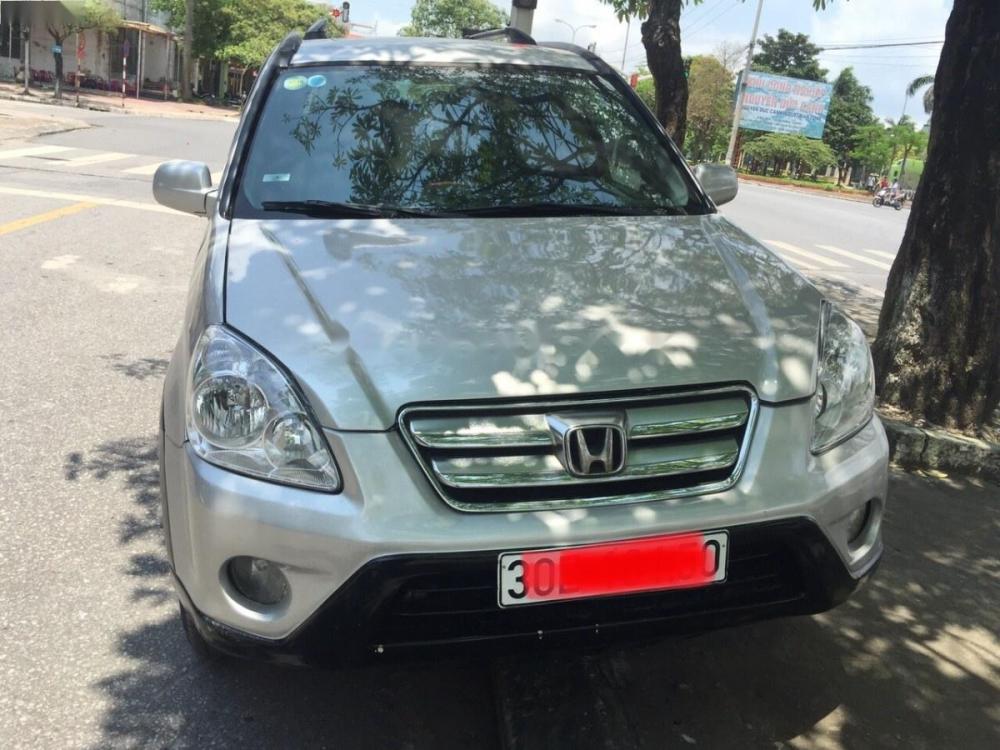 Honda CR V 2.4 2003 - Bán xe Honda CR V 2.4 đời 2003, màu bạc, nhập khẩu Nhật Bản  