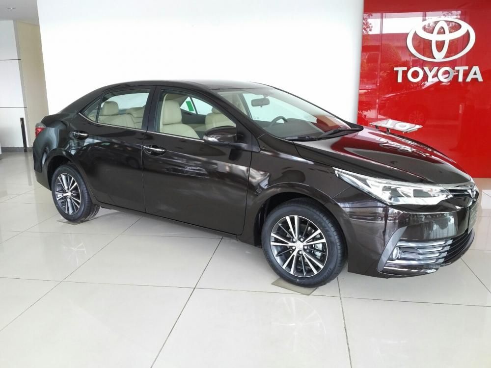 Toyota Corolla altis 1.8G CVT 2018 - Bán Toyota Corolla Altis 1.8G CVT 2018 - màu nâu, bản full option - Xe giao ngay. Hotline: 0898.16.8118