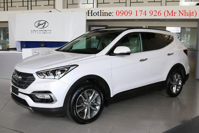 Hyundai Santa Fe 2.2   2018 - Cần bán xe Hyundai Santa Fe 2.2 full dầu năm 2018