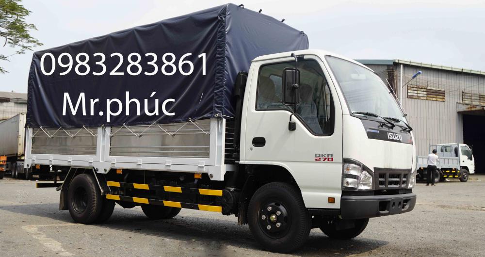 Isuzu QKR  77HE4 2018 - Bán xe tải Isuzu 1T9 thùng bạt, xe có sẵn giao ngay - Hỗ trợ vay trả góp 90%