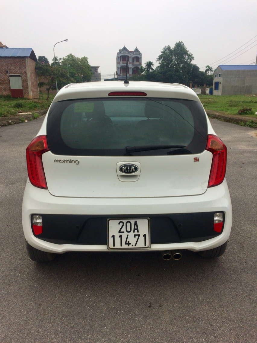 Kia Morning Si 1.25 2015 - Bán Kia Morning Si 1.25 2015, màu trắng