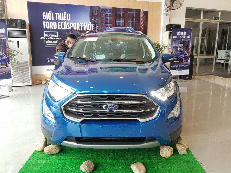 Ford EcoSport 1.5 titanium  2018 - Bán xe Ford EcoSport 1.5 Titanium năm sản xuất 2018, màu xanh lam, giá 648tr