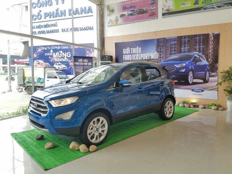 Ford EcoSport 1.5 titanium  2018 - Bán xe Ford EcoSport 1.5 Titanium năm sản xuất 2018, màu xanh lam, giá 648tr