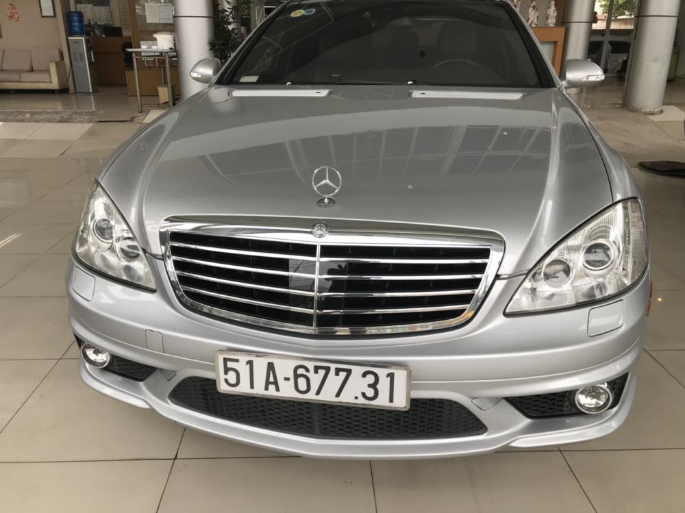 Mercedes-Benz S class S63 AMG 2007 - Cần bán xe Mercedes-Benz S63 AMG bản đặc biệt designo màu bạc, giá chỉ 1 tỷ 230 triệu