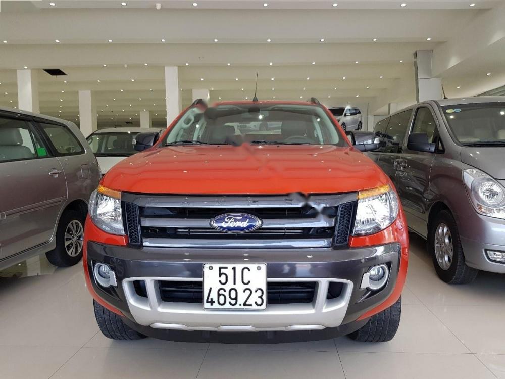 Ford Ranger Wildtrak 3.2L 4x4 AT 2014 - Bán Ford Ranger Wildtrak 3.2L 4x4 AT năm 2014, màu đỏ, nhập khẩu nguyên chiếc giá cạnh tranh