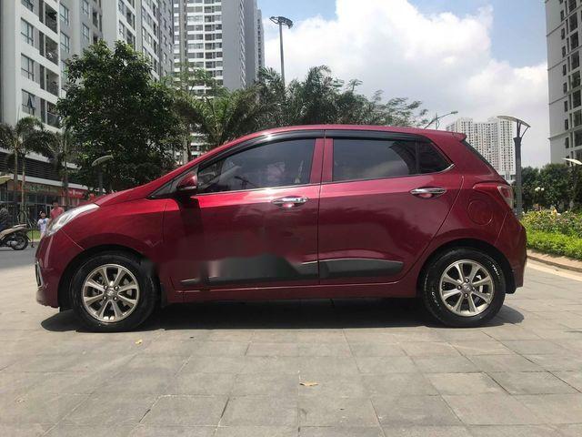 Hyundai Grand i10  AT 2015 - Cần bán gấp Hyundai Grand i10 AT đời 2015, màu đỏ, giá tốt