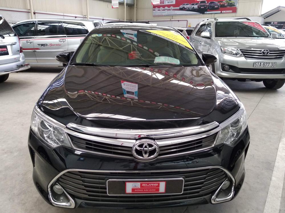 Toyota Camry E 2015 - Bán xe Toyota Camry E SX 2015, màu đen, giá thương lượng, hỗ trợ trả góp