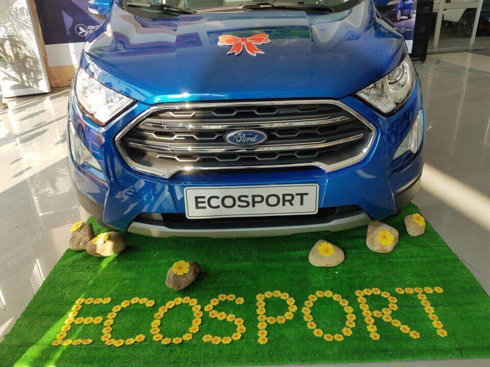 Ford EcoSport 1.5 titanium  2018 - Bán xe Ford EcoSport 1.5 Titanium năm sản xuất 2018, màu xanh lam, giá 648tr