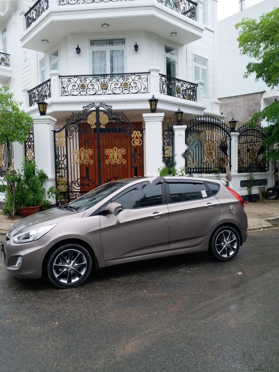 Hyundai Accent 1.4 AT 2014 - Bán Hyundai Accent 1.4 AT 2014, màu nâu, xe nhập còn mới