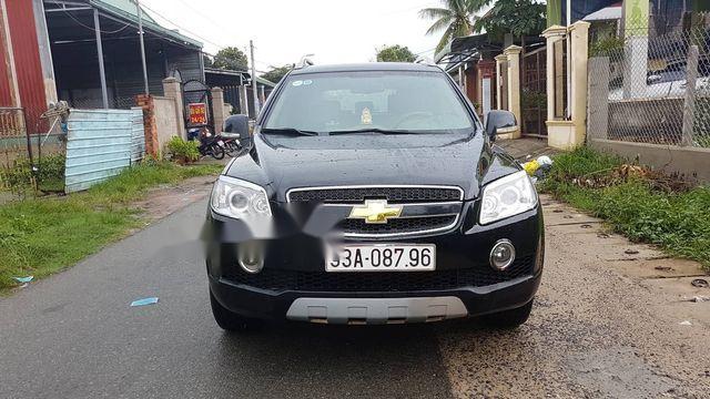 Chevrolet Captiva   2008 - Cần bán gấp Chevrolet Captiva sản xuất 2008, màu đen, 379 triệu