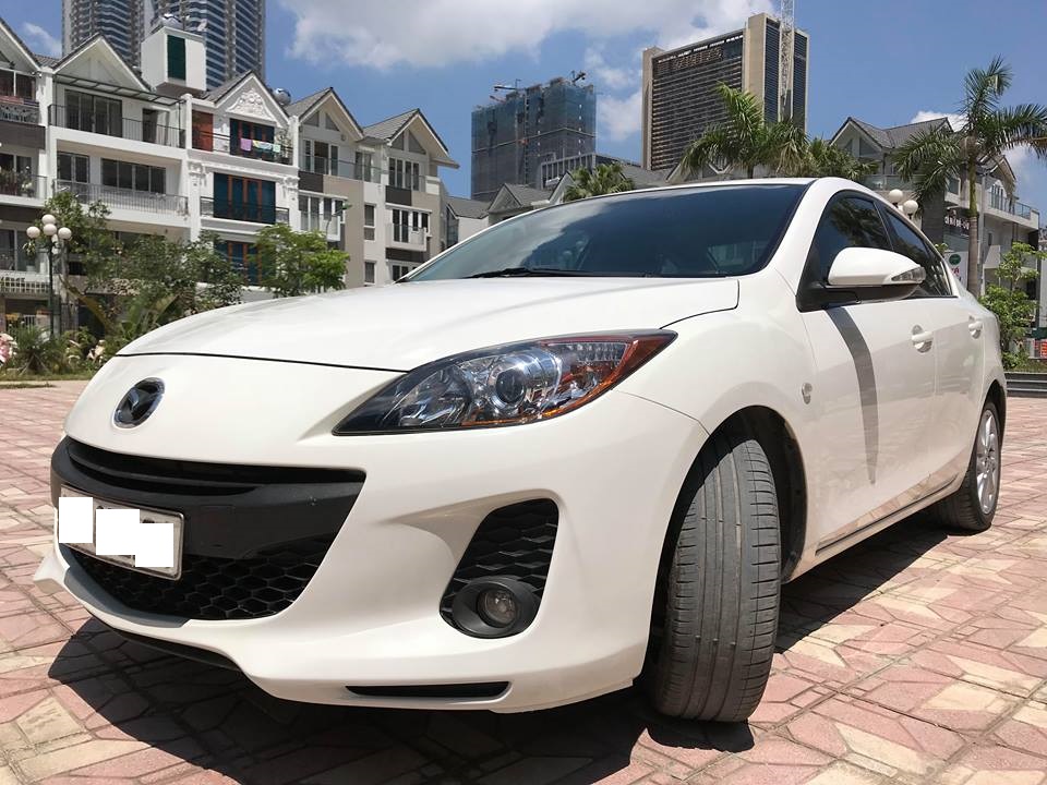 Mazda 3 S 1.6AT  2012 - Bán Mazda 3S 1.6AT đời 2012, màu trắng, cực đẹp