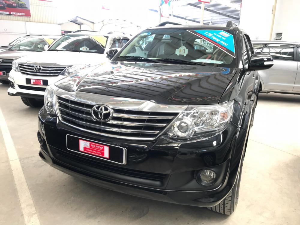 Toyota Fortuner V 4X2 2014 - Bán ô tô Toyota Fortuner V 4X2 sản xuất năm 2014, màu đen, liên hê giá tốt