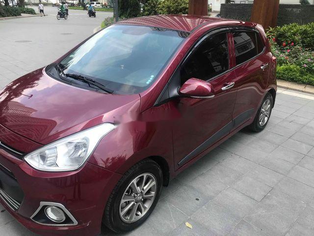 Hyundai Grand i10 AT  2015 - Cần bán gấp Hyundai Grand i10 AT 2015, màu đỏ ít sử dụng