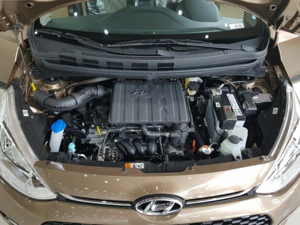 Hyundai Premio  1.2 AT 2018 - Cần bán xe Hyundai Grand i10 1.2 AT năm 2018, màu nâu