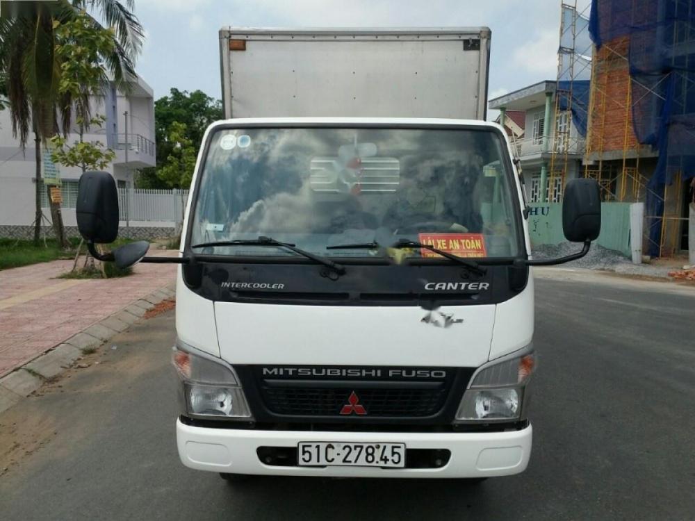 Mitsubishi Canter 4.7 2013 - Bán Mitsubishi Canter 4.7 đời 2013, màu trắng xe gia đình