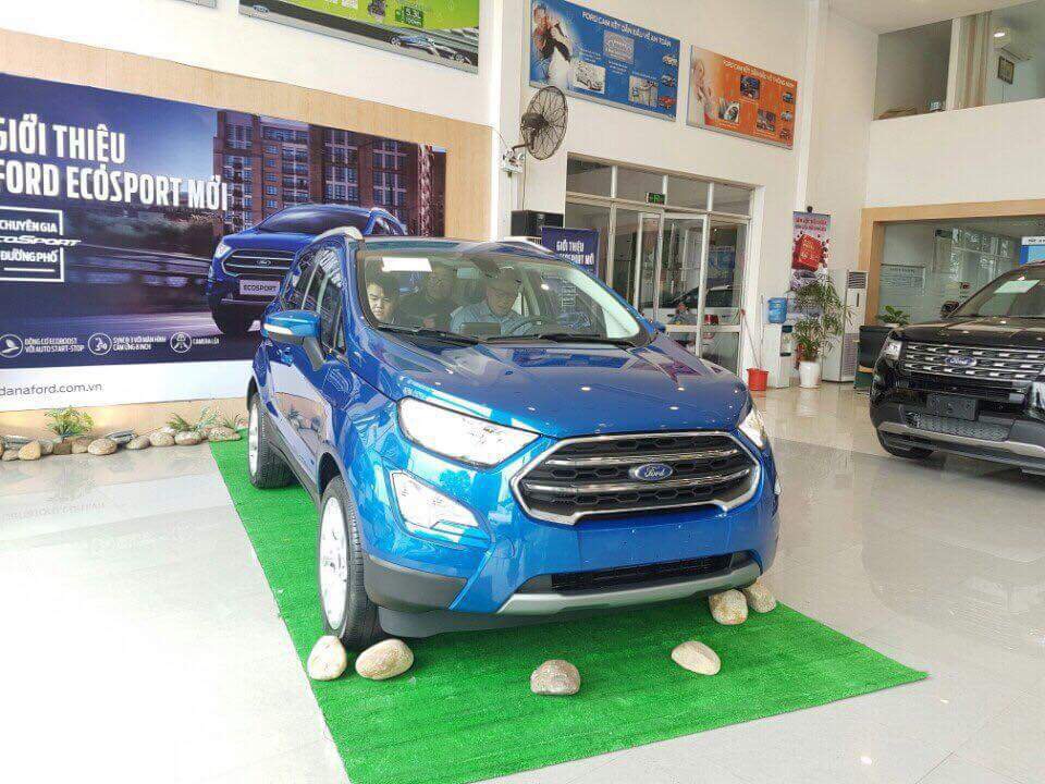 Ford EcoSport 1.5 titanium  2018 - Bán xe Ford EcoSport 1.5 Titanium năm sản xuất 2018, màu xanh lam, giá 648tr