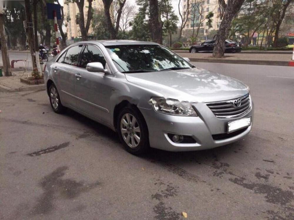 Toyota Camry 2.4G 2007 - Cần bán lại xe Toyota Camry 2.4G đời 2007, màu bạc