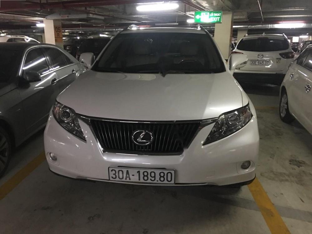 Lexus RX 350 2010 - Cần bán gấp Lexus RX 350 sản xuất 2010, màu trắng, xe nhập chính chủ