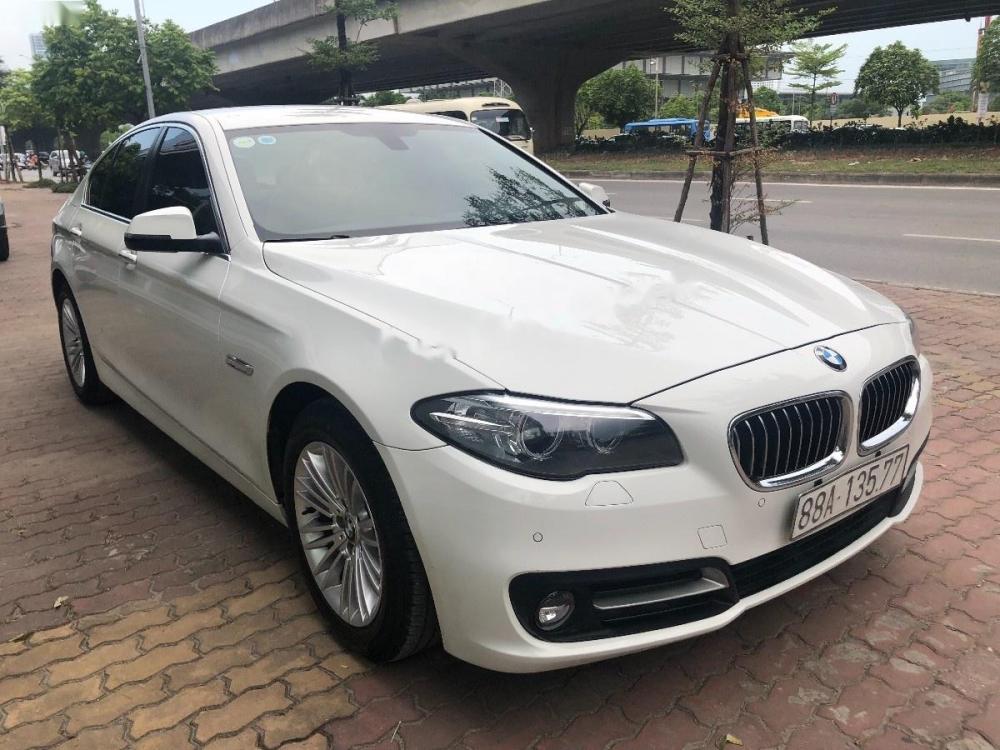 BMW 5 Series 520i 2016 - Cần bán lại xe BMW 5 Series 520i đời 2016, màu trắng, nhập khẩu