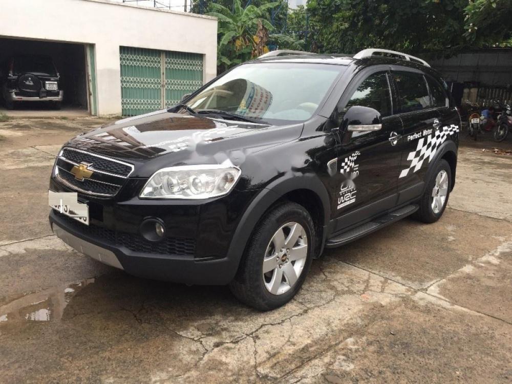 Chevrolet Captiva LTZ 2008 - Cần bán Chevrolet Captiva LTZ năm sản xuất 2008, màu đen, xe nhập chính chủ, 345tr