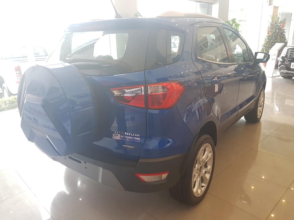 Ford EcoSport 1.5 titanium  2018 - Bán xe Ford EcoSport 1.5 Titanium năm sản xuất 2018, màu xanh lam, giá 648tr